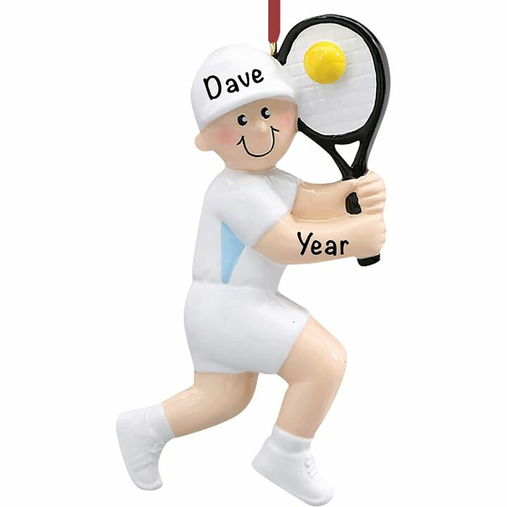 Tennis Christmas Ornaments for Boys | Personalized Gifts