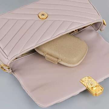 Travel Pill Organizer 8 Compartments Portable Pill Box Pill Case Small Daily Weekly Pill Organizer Container Medicine Container for Pocket (Khaki)