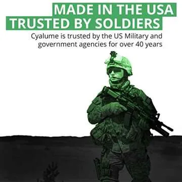 Cyalume Glow Sticks Military Grade Lightstick - Premium Green 6” SnapLight Emergency Chemical Light Stick with 12 Hour Duration (Bulk Pack of 20 Chem Lights)