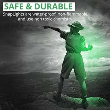 Cyalume Glow Sticks Military Grade Lightstick - Premium Green 6” SnapLight Emergency Chemical Light Stick with 12 Hour Duration (Bulk Pack of 20 Chem Lights)
