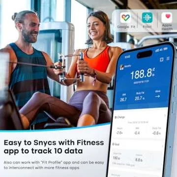 GE Smart Scale for Body Fat: Weight Scales with BMI Muscle Mass Button Function 500lbs Digital Bathroom Weight Machine Body Composition Monitor 11.8" Platform Accurate Weighing Health Analyzer