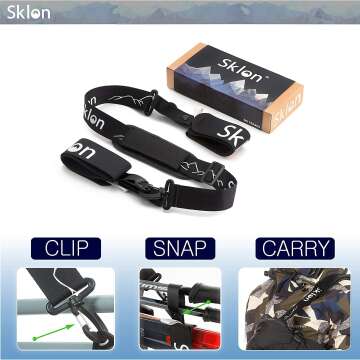 Sklon Ski Strap - Easy Transport for Ski Gear