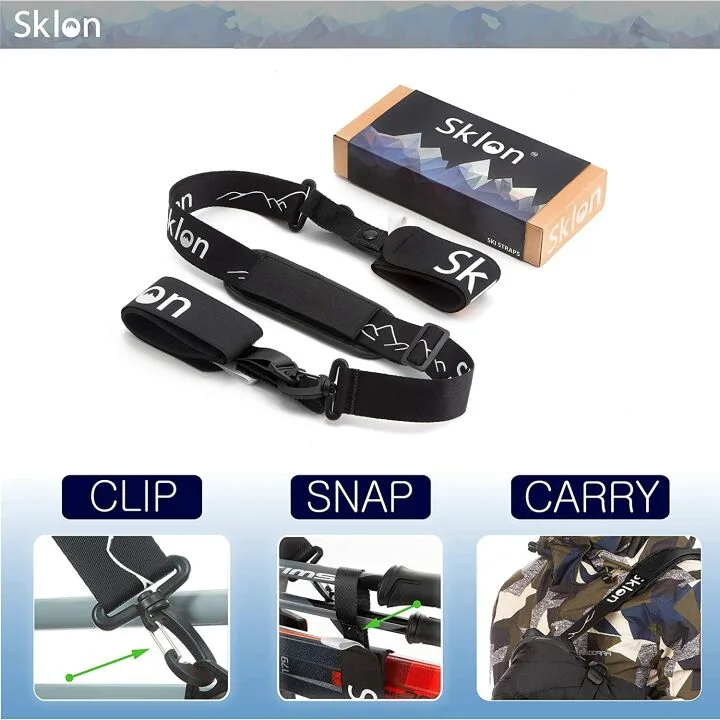 Sklon Ski Strap - Easy Transport for Ski Gear