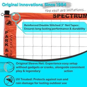 Adjustable Outdoor Volleyball Net System - Durable & Portable