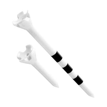 Maxfli Performance Series Low Resistance 3.25" & 1.5" White Golf Tees - 50 Pack