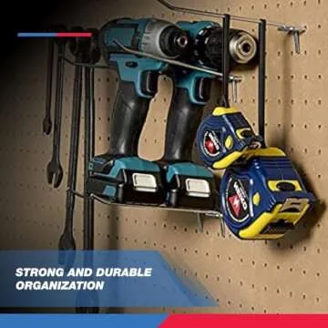 Neiko 53102A 6” Pegboard Hook Organizer Kit, 50 Pack, Hanging Hooks Set for Garage Organization, Great for Wall Hanging and Shelving, Tool Storage, Craft Organizing