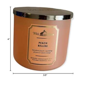 Peach Bellini 3 Wick Candle by Bath and Body Works 14.5 oz