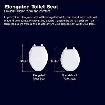 Kohler K-4647-47 Stonewood Molded-Wood with Color-Matched Plastic Hinges Elongated Toilet Seat, Almond