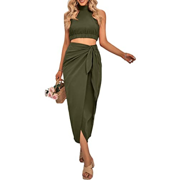 Stylish CFLONGE Women's 2 Piece Outfit for Summer