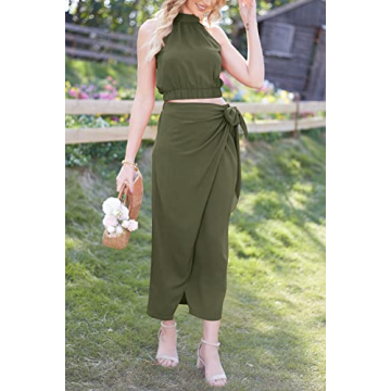 Stylish CFLONGE Women's 2 Piece Outfit for Summer