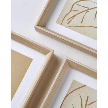 UPWOIGH Boho Framed Wall Art Set of 3 for Home Decor