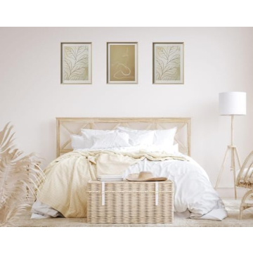 UPWOIGH Boho Framed Wall Art Set of 3 for Home Decor