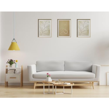 UPWOIGH Boho Framed Wall Art Set of 3 for Home Decor