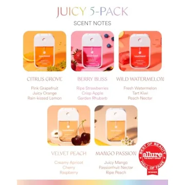 Touchland Power Mist Hydrating Hand Sanitizer Juicy 5-Pack