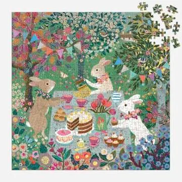 Galison 500-Piece Spring Tea Party Jigsaw Puzzle