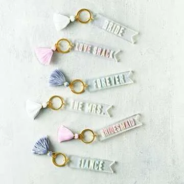 Santa Barbara Design Studio Wedding Acrylic Key Chain - Perfect Bridesmaid Gift