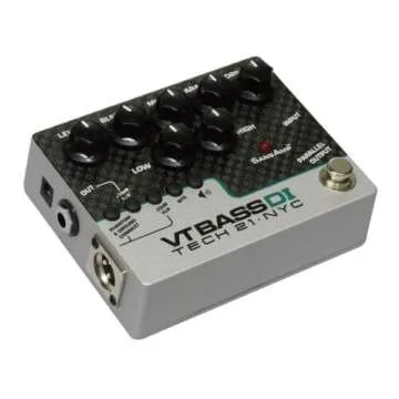 Tech 21 SansAmp VT Bass DI Pedal for Rich Bass Tones