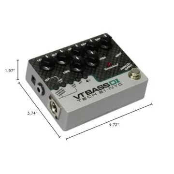 Tech 21 SansAmp VT Bass DI Pedal for Rich Bass Tones
