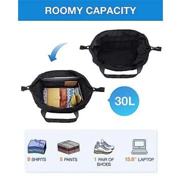 Versatile BAGSMART Gym & Weekend Bag for All Occasions