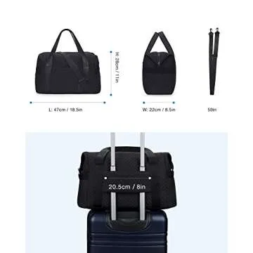 Versatile BAGSMART Gym & Weekend Bag for All Occasions