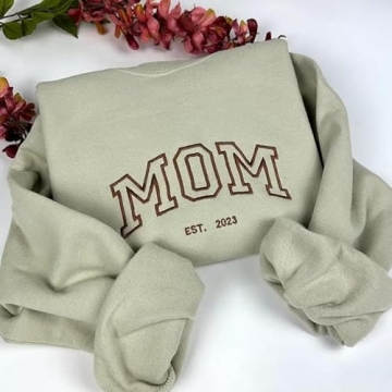 Personalized Mom Embroidered Sweatshirt for Every Occasion