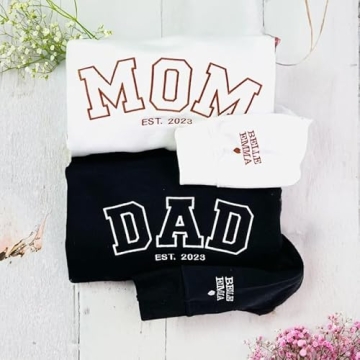 Personalized Mom Embroidered Sweatshirt for Every Occasion