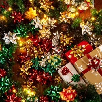 JOYIN 50 PCS Bows and Gift Ribbons Set for Every Occasion