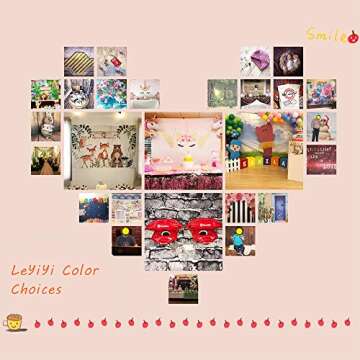 Leyiyi 8x8ft Photography Background Wedding Ceremony Backdrop Marriage Engagement Celebration Flower Blossom Arch Door 3D Hall Decoration Sequins Shine Flower Photo Portrait Vinyl Studio Prop