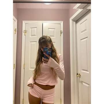 Thopavenoir Women 2 Piece Shorts Set Y2K Floral Print Crop Tube Top High Waist Bodycon Shorts Outfits Streetwear (01-Pink, S)