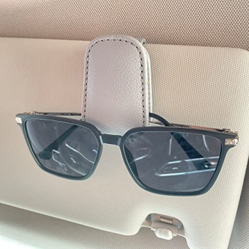 Stylish KIWEN Sunglasses Holder for Car Visor Clip