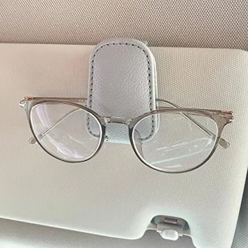 Stylish KIWEN Sunglasses Holder for Car Visor Clip