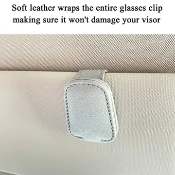 Stylish KIWEN Sunglasses Holder for Car Visor Clip