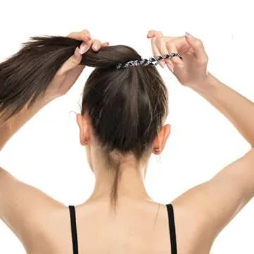 Emrlyr Spiral Hair Ties for No Damage Secure Hold