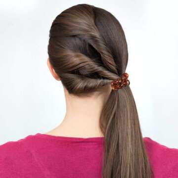 Emrlyr Spiral Hair Ties for No Damage Secure Hold