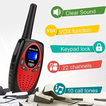 Retevis RT628 Walkie Talkies for Kids - Outdoor Fun
