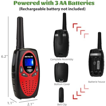 Retevis RT628 Walkie Talkies for Kids - Outdoor Fun