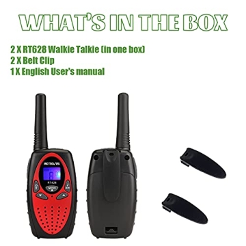 Retevis RT628 Walkie Talkies for Kids - Outdoor Fun