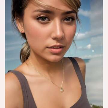 YOUQIANREN K Necklace Gold Initial Necklace for Women, Women Gold Necklace Dainty, Letter K Necklace Initial Charm Jewelry, Gold Initial Pendant - K Initial Necklace