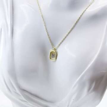 YOUQIANREN K Necklace Gold Initial Necklace for Women, Women Gold Necklace Dainty, Letter K Necklace Initial Charm Jewelry, Gold Initial Pendant - K Initial Necklace