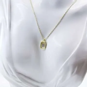 YOUQIANREN K Necklace Gold Initial Necklace for Women, Women Gold Necklace Dainty, Letter K Necklace Initial Charm Jewelry, Gold Initial Pendant - K Initial Necklace