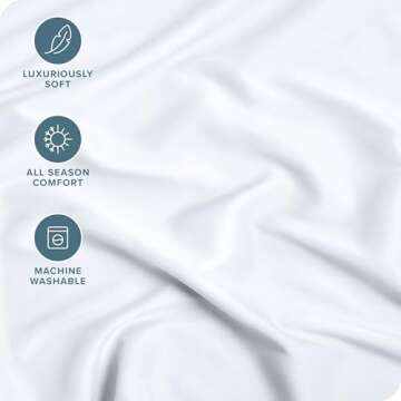 Bare Home Fitted Bottom Sheet Full Size - Premium 1800 Microfiber - Ultra-Soft Hotel Luxury - Deep P...