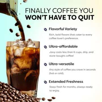 Javvy Coffee Concentrate for Hot and Iced Drinks