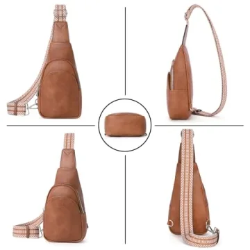 CLUCI Vegan Leather Sling Bag for Women