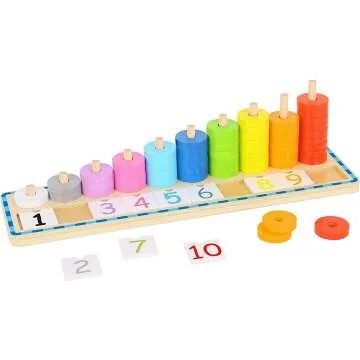 Fat Brain Toys Counting Stacker - Stacking Fun for Babies