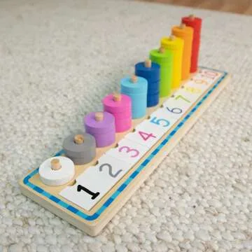 Fat Brain Toys Counting Stacker - Stacking Fun for Babies