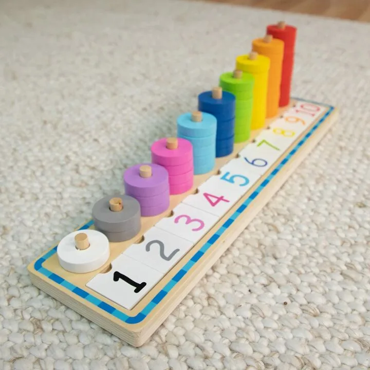 Fat Brain Toys Counting Stacker - Stacking Fun for Babies
