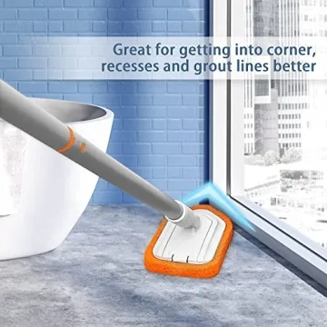 JEHONN Adjustable Tub Scrubber for Effortless Cleaning