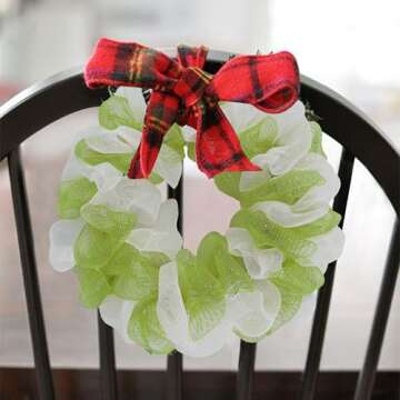 Vibrant LaRibbons Autumn Mesh Ribbon for Fall Decor