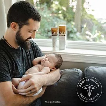 A+D Original Diaper Rash Ointment, Baby Skin Protectant With Lanolin and Petrolatum, Seals Out Wetness, Helps Prevent Diaper Rash, 4 Ounce Tube (Pack of 4), Packaging May Vary