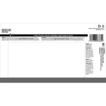 Duracell Coppertop D Batteries 8 Count Pack Power and Longevity
